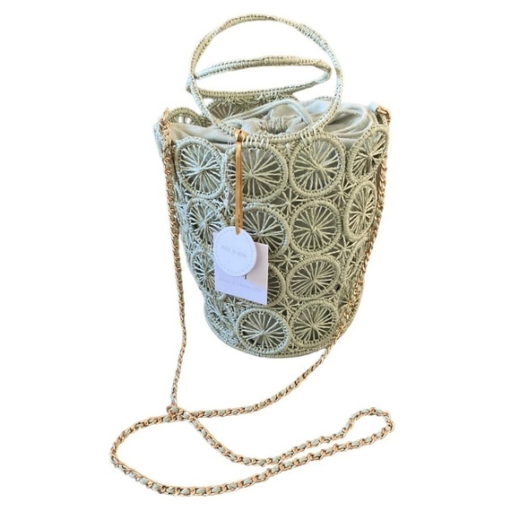 House of Harlow 1960 Circle Crochet Handbag Crossbody NWT Handcrafted - Picture 2 of 10